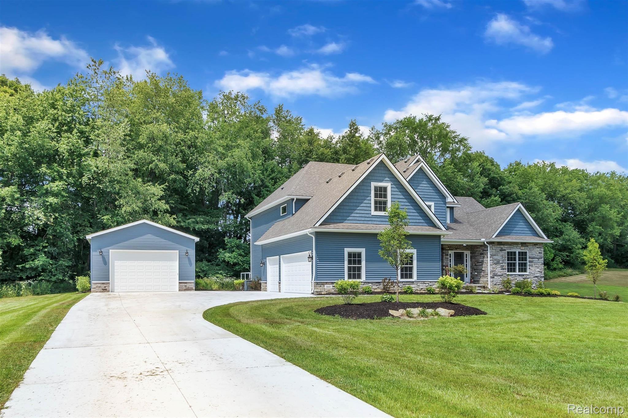 860 North Hacker Road Howell, MI 48843 - Photo 31 of 53 View From Private Driveway