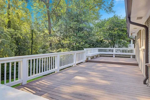 a view of a roof deck