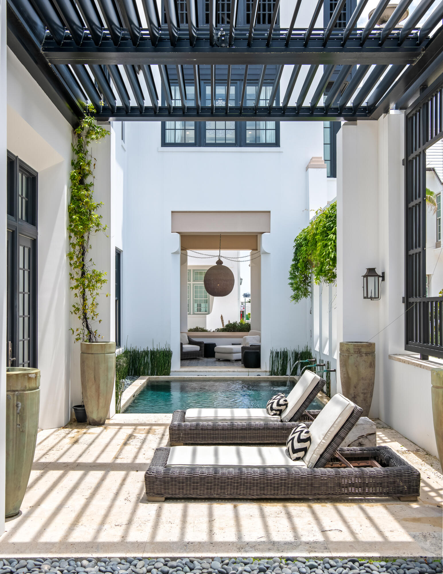 25 Moongate Court Inlet Beach, FL 32461 - Photo 14 of 53 a living room with a couch and a table