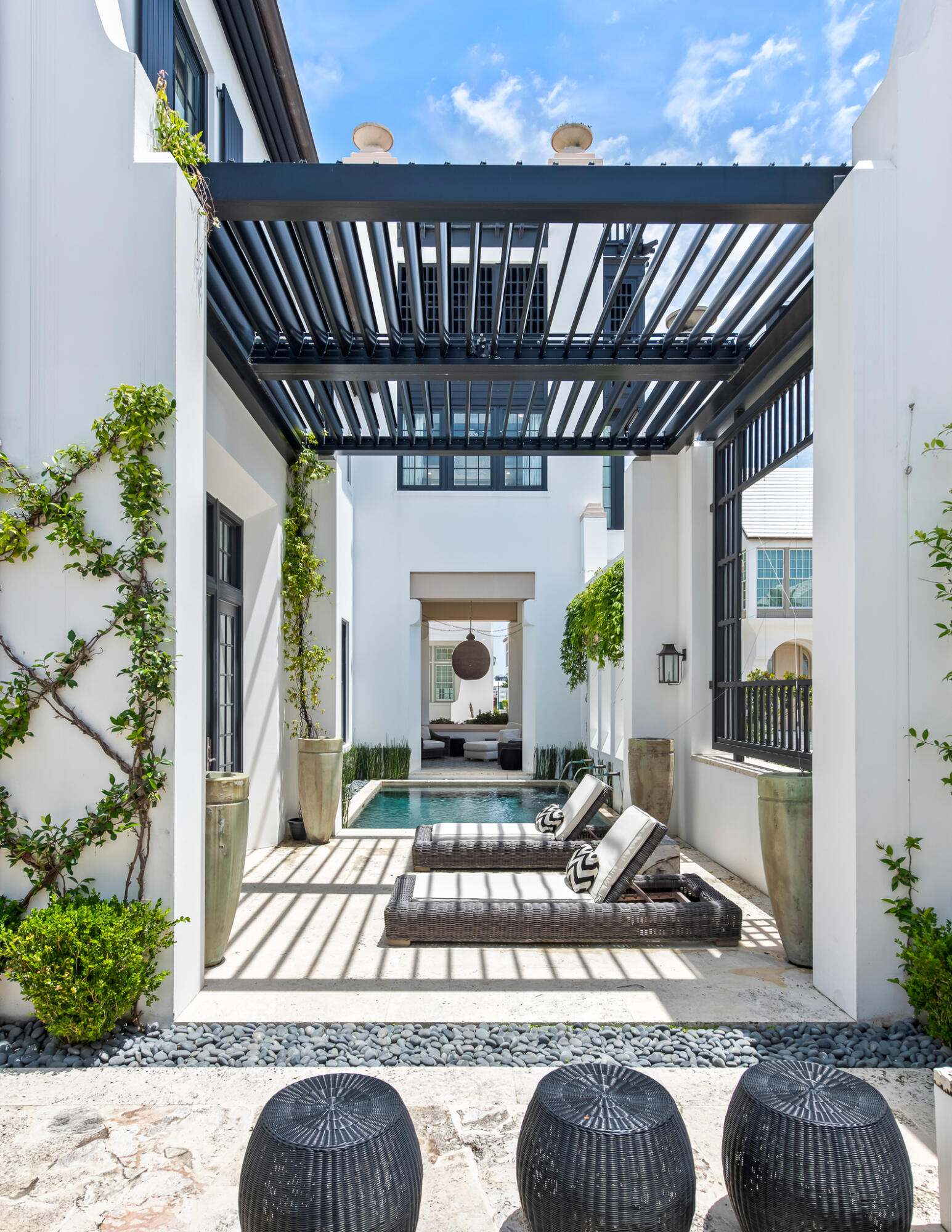 25 Moongate Court Inlet Beach, FL 32461 - Photo 15 of 53 a front view of house with outdoor seating