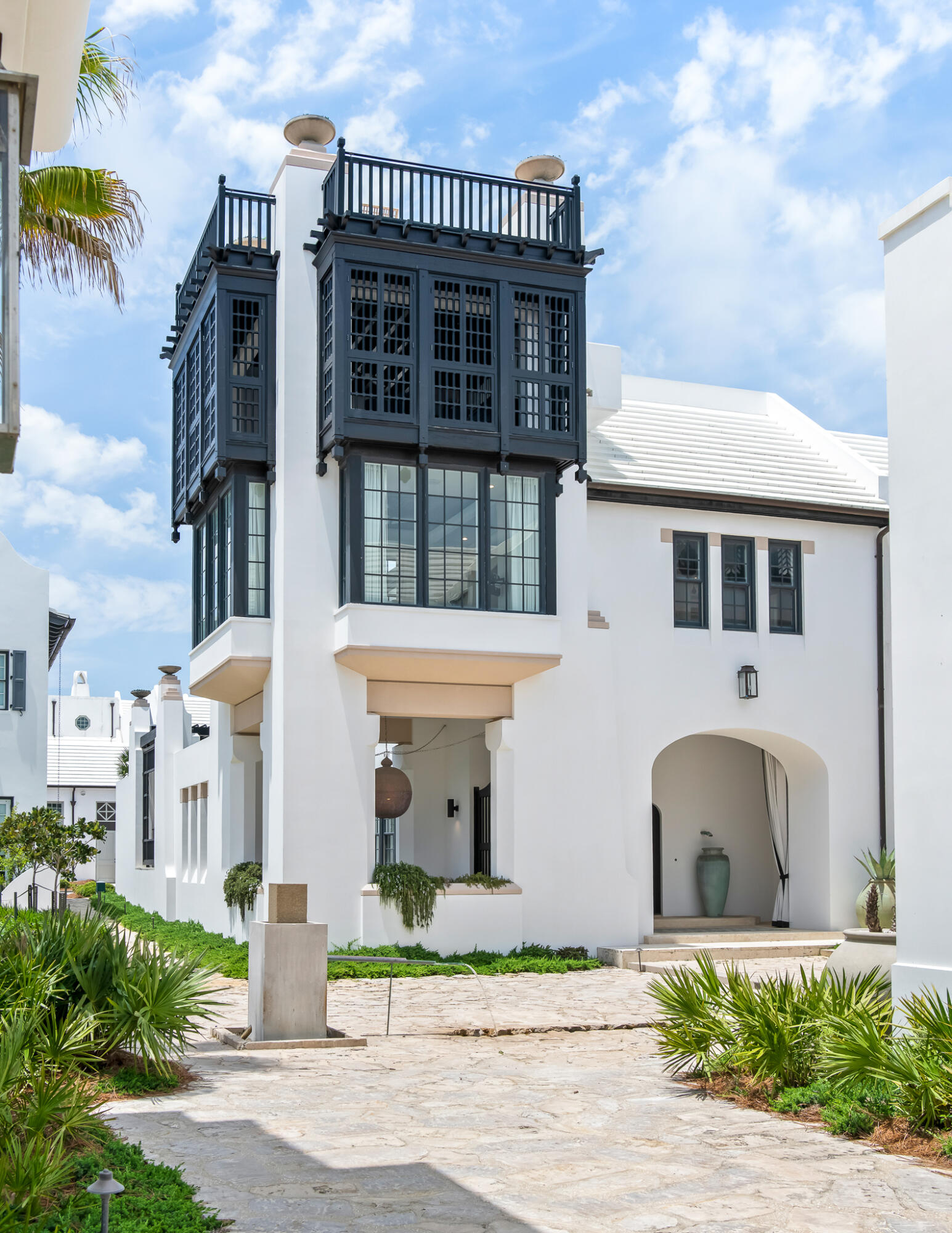25 Moongate Court Inlet Beach, FL 32461 - Photo 3 of 53 a front view of a house with a porch