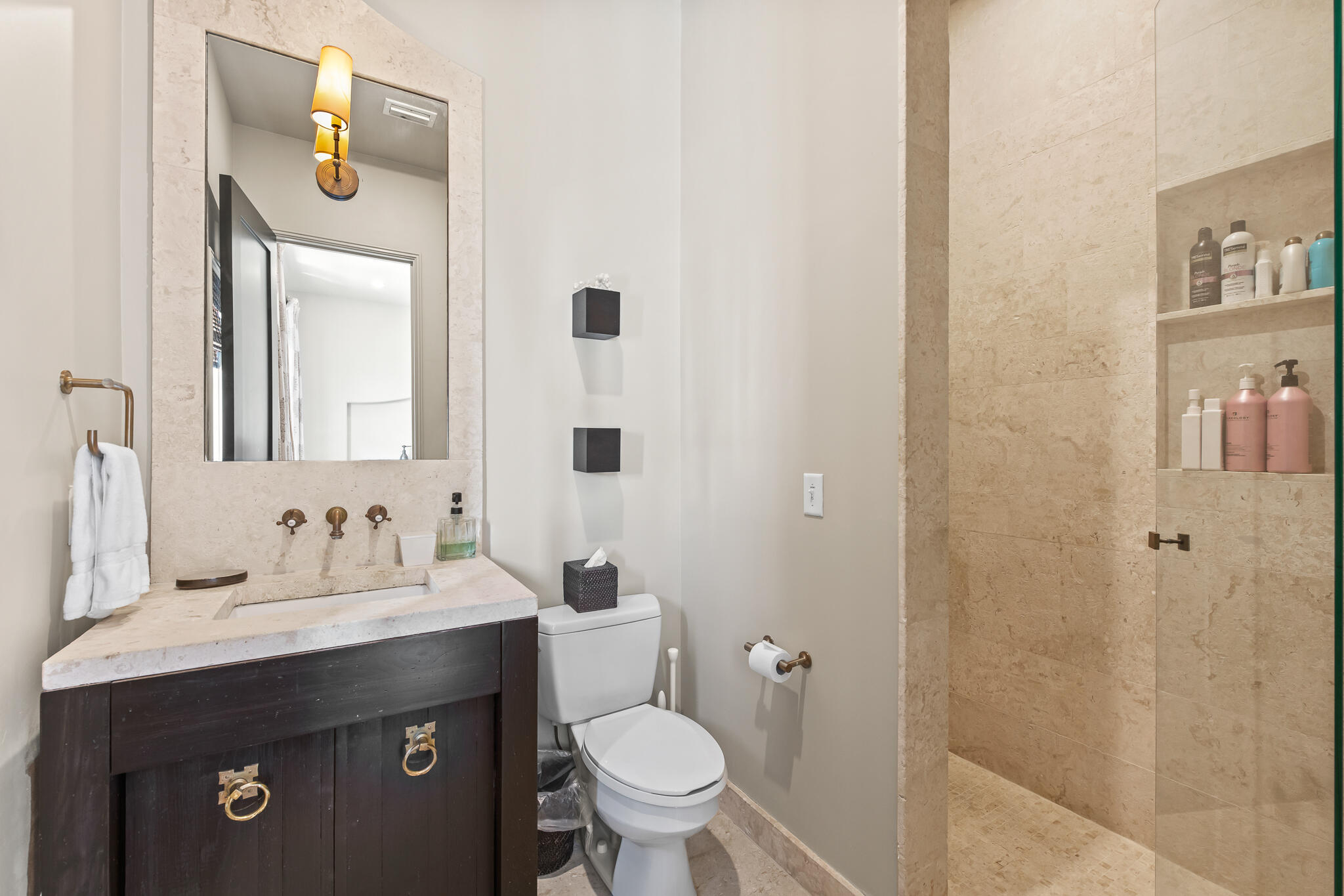 25 Moongate Court Inlet Beach, FL 32461 - Photo 34 of 53 a bathroom with a sink toilet and shower