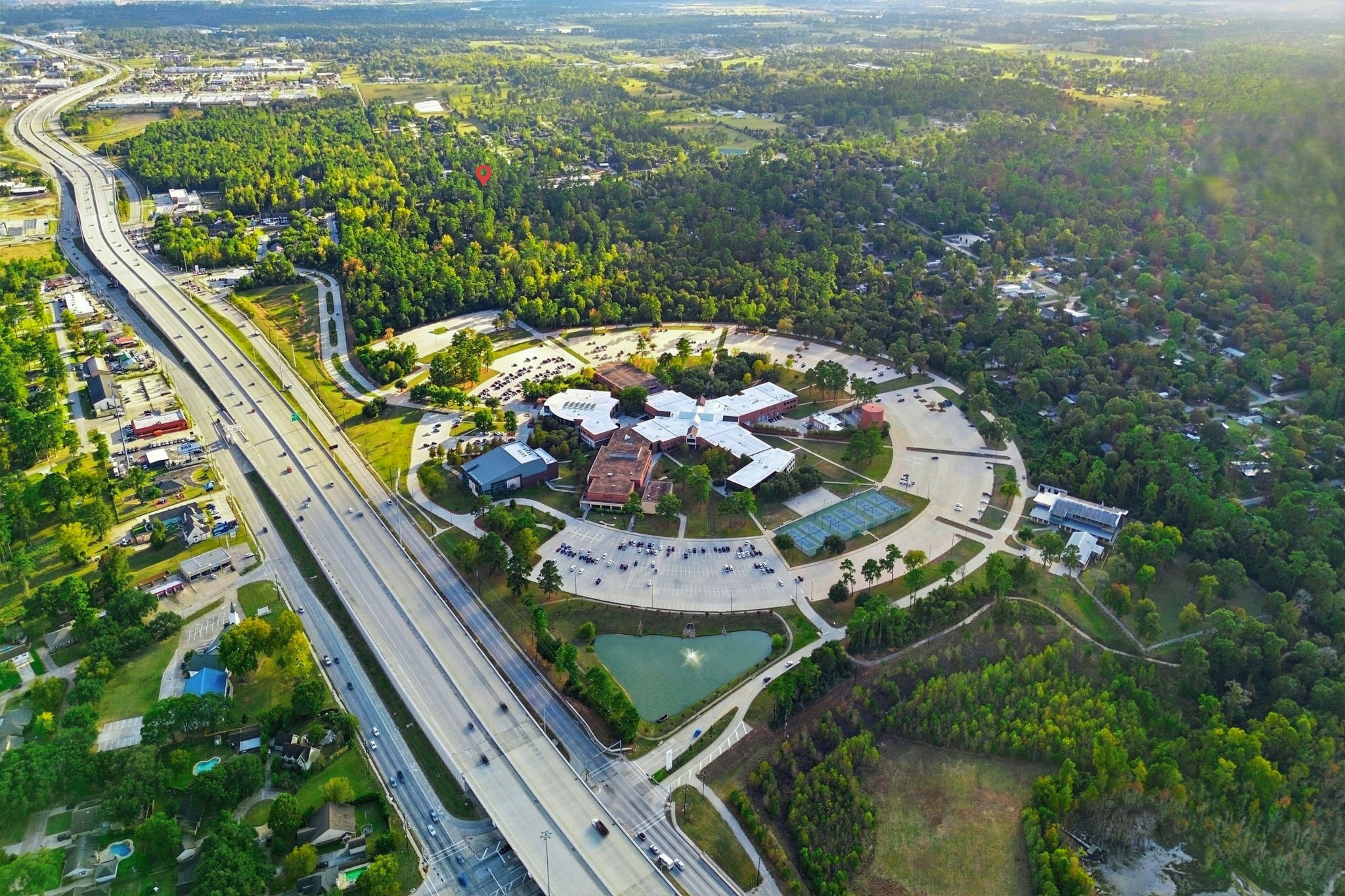 0 Keen Road Tomball, TX 77377 - Photo 16 of 16 a view of a lake from a balcony