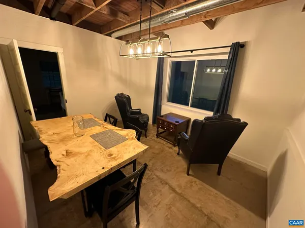 a view of table and chair