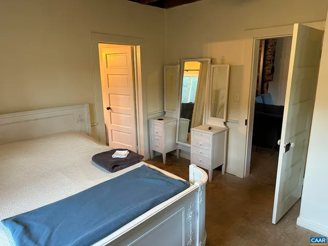 a room with furniture and a window