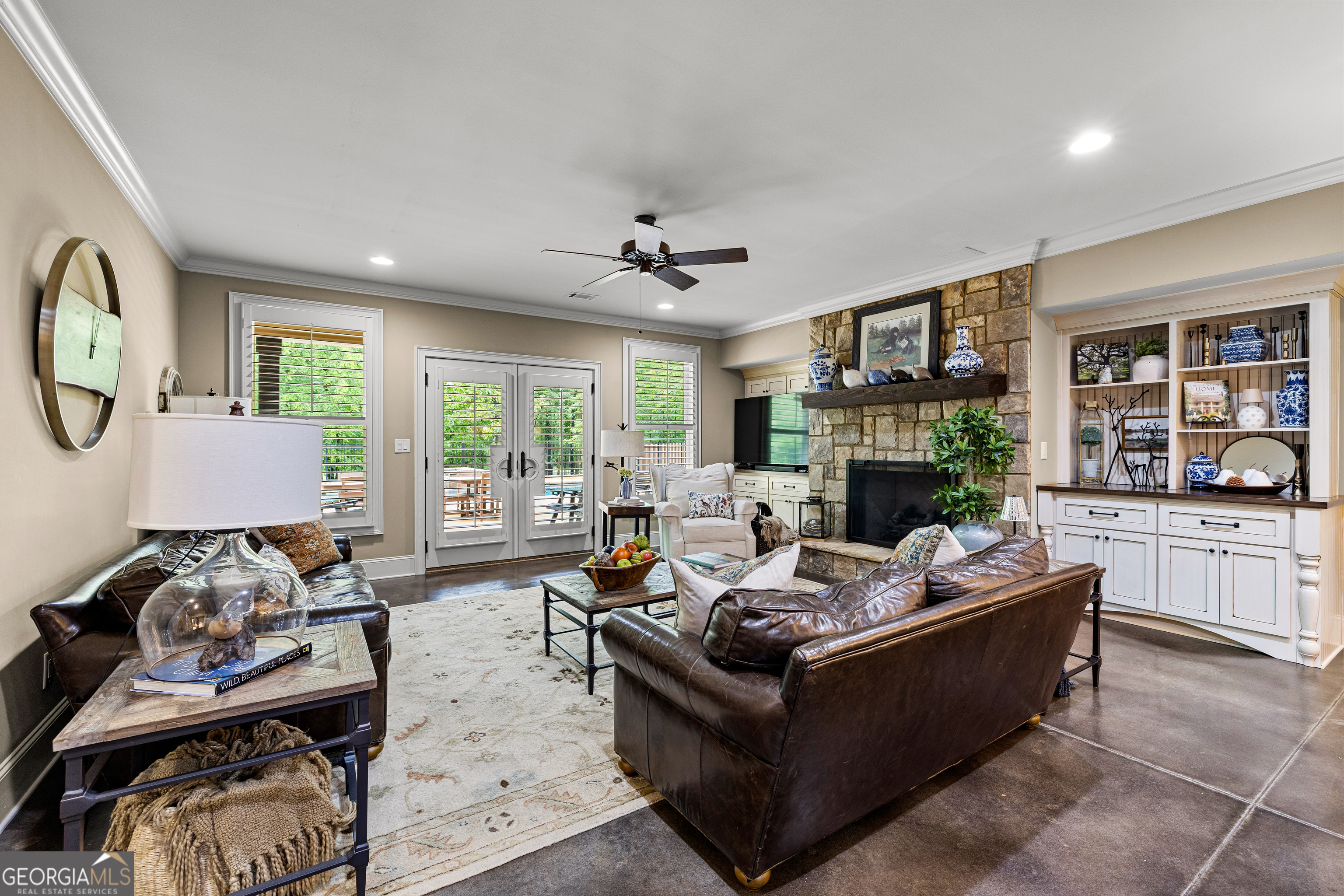 752 Grant Road Brooks, GA 30205 - Photo 85 of 132 a living room with furniture fireplace and window