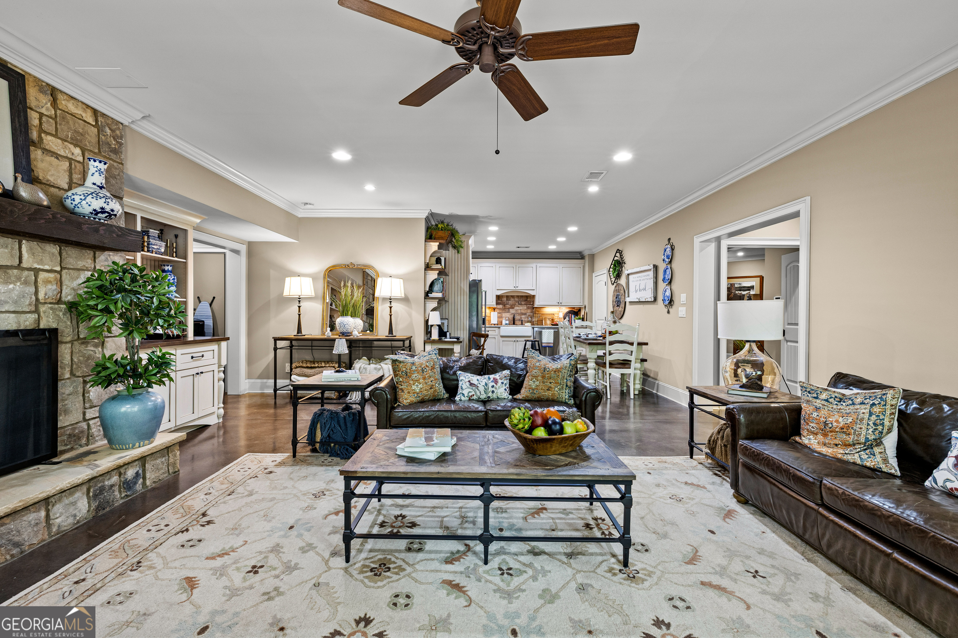 752 Grant Road Brooks, GA 30205 - Photo 87 of 132 a living room with furniture and a potted plant