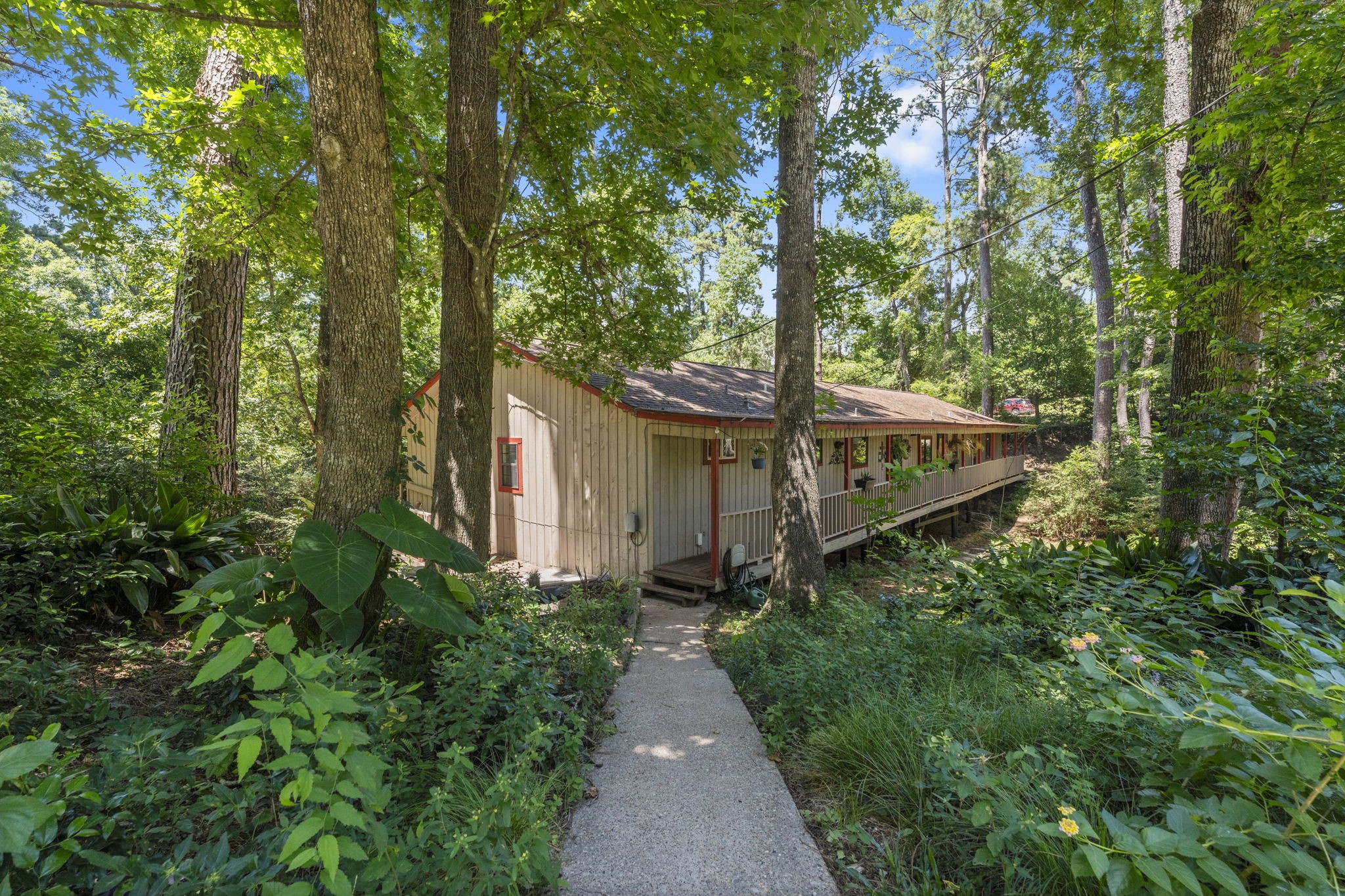 114 Hillendale Street Livingston, TX 77351 - Photo 3 of 46 a pathway of a house with a yard