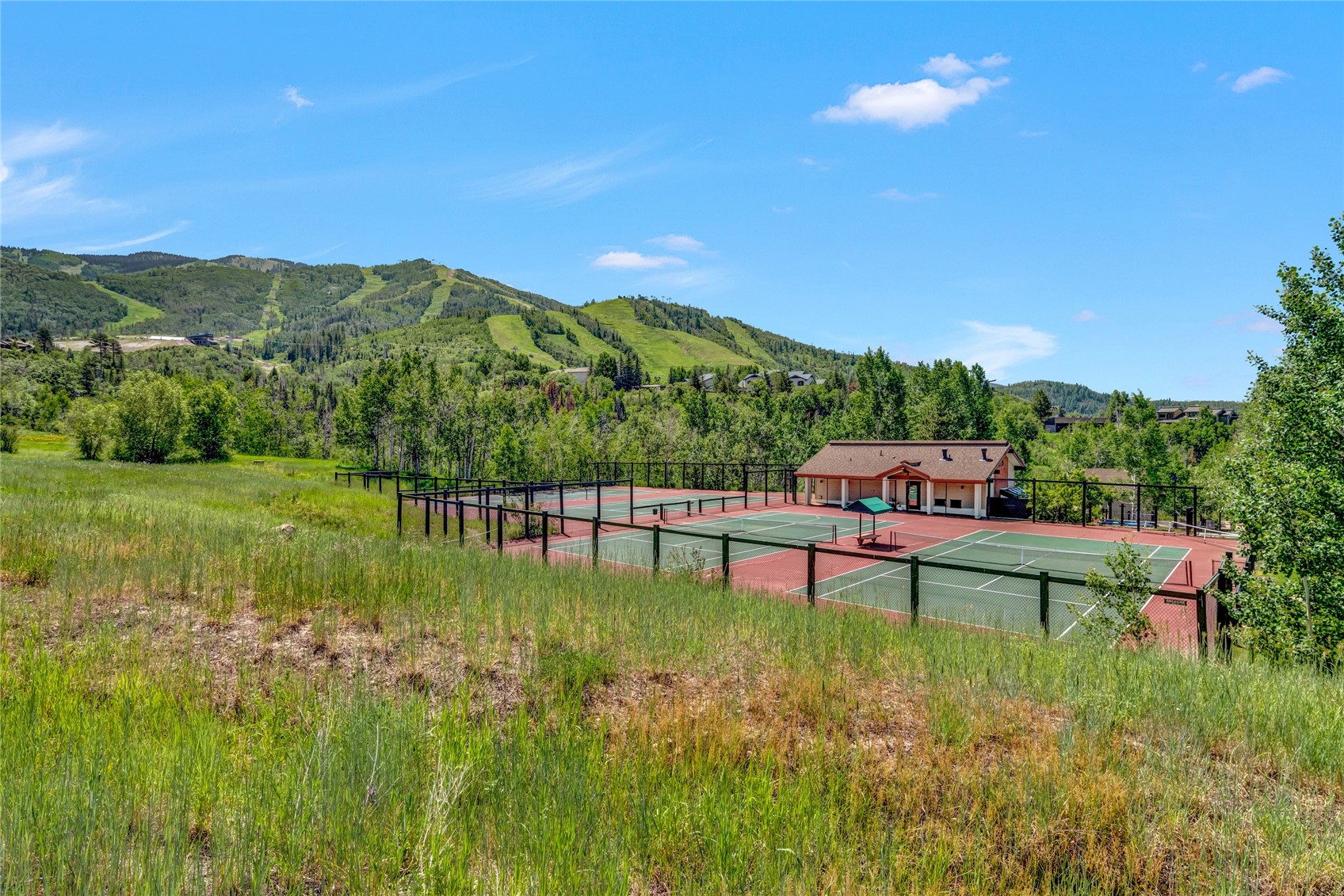 1720 Ranch Road, Unit 309 Steamboat Springs, CO 80487 - Photo 34 of 43 a view of a lake with a mountain in the background