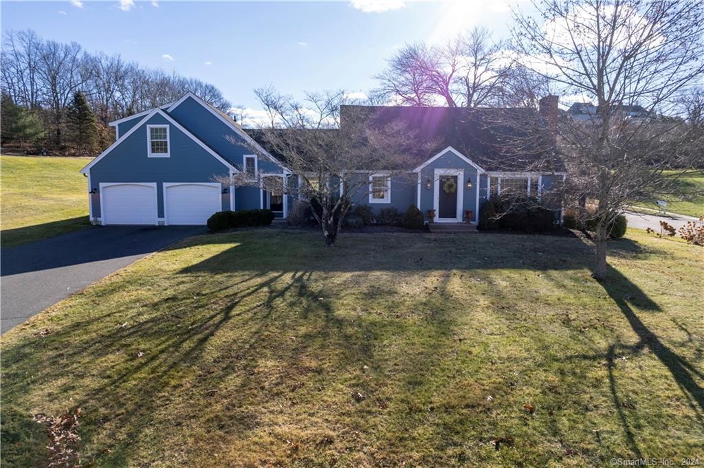 a house view with a outdoor space
