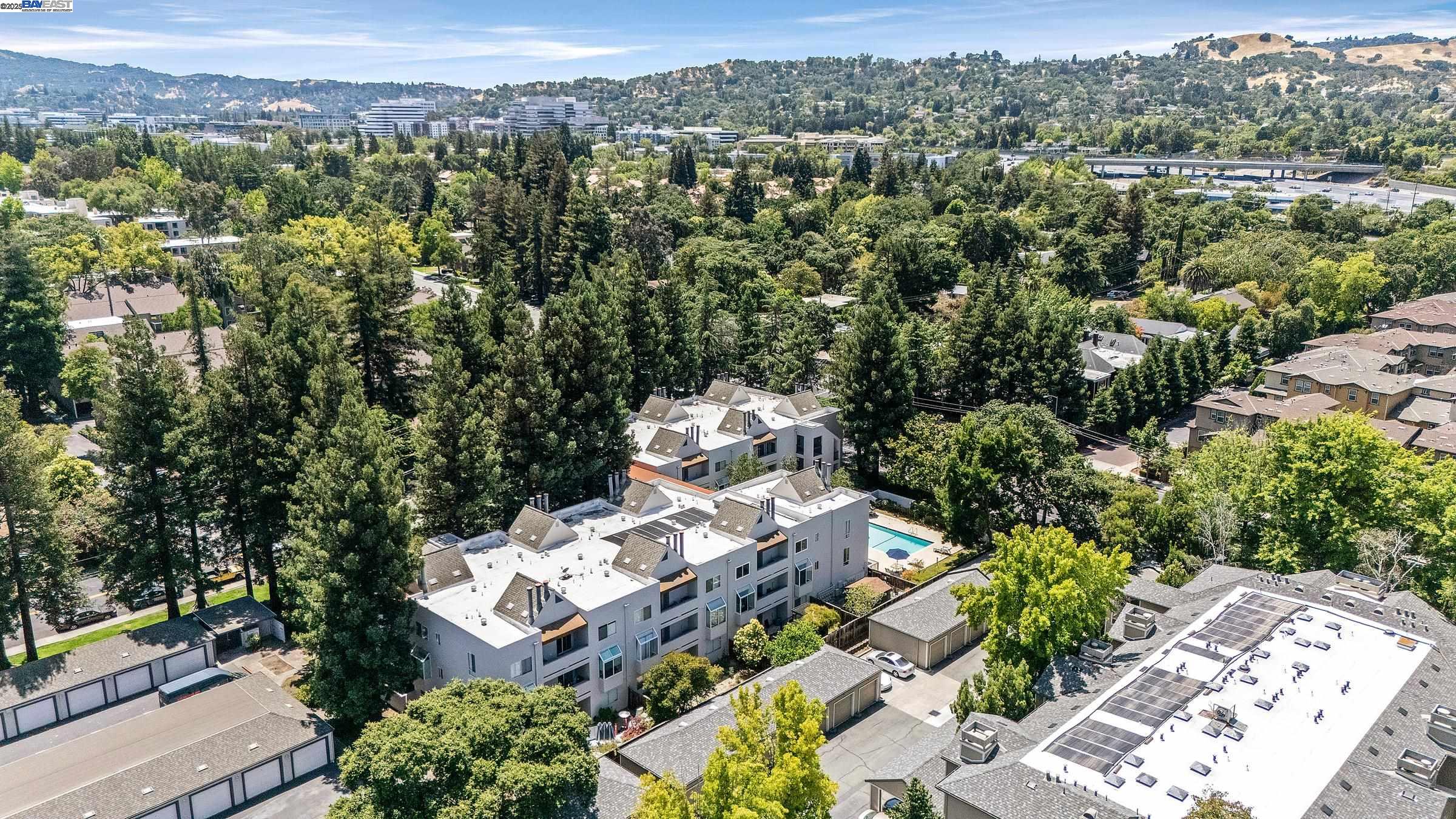 1308 Walden Road, Unit 37 Walnut Creek, CA 94597 - Photo 25 of 27 an aerial view of a house with a yard