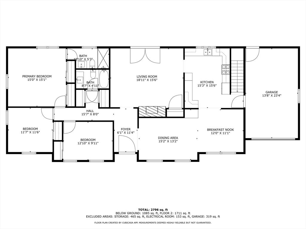 18 Sunnybrook Lane Canton, MA 02021 - Photo 39 of 40 a picture of a floor plan