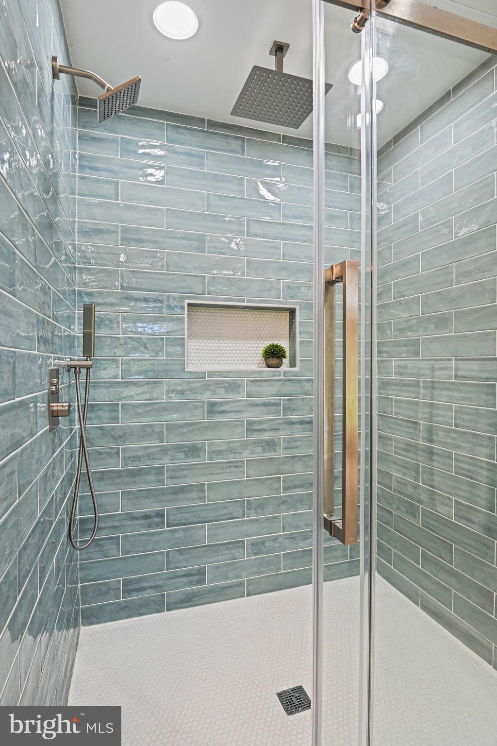 1831 Beulah Road Vienna, VA 22182 - Photo 34 of 96 Gorgeous tile in this walk in rain shower