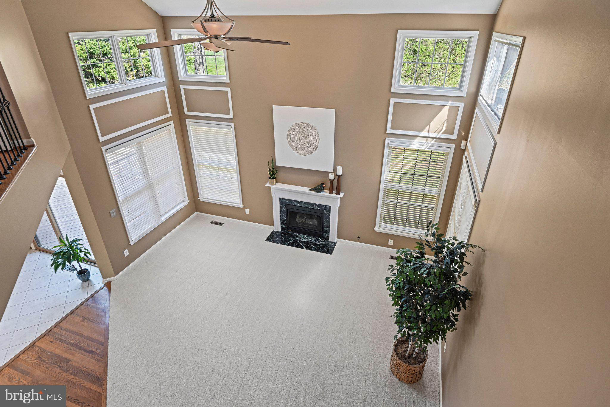1831 Beulah Road Vienna, VA 22182 - Photo 39 of 96 Hallway view down into the open concept space