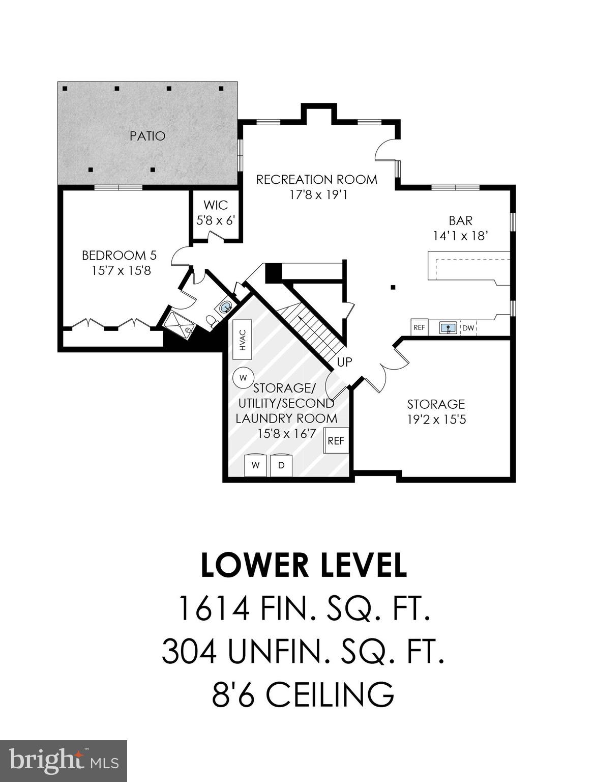 1831 Beulah Road Vienna, VA 22182 - Photo 6 of 12 Large finished basement with egress, 5th BR & bath
