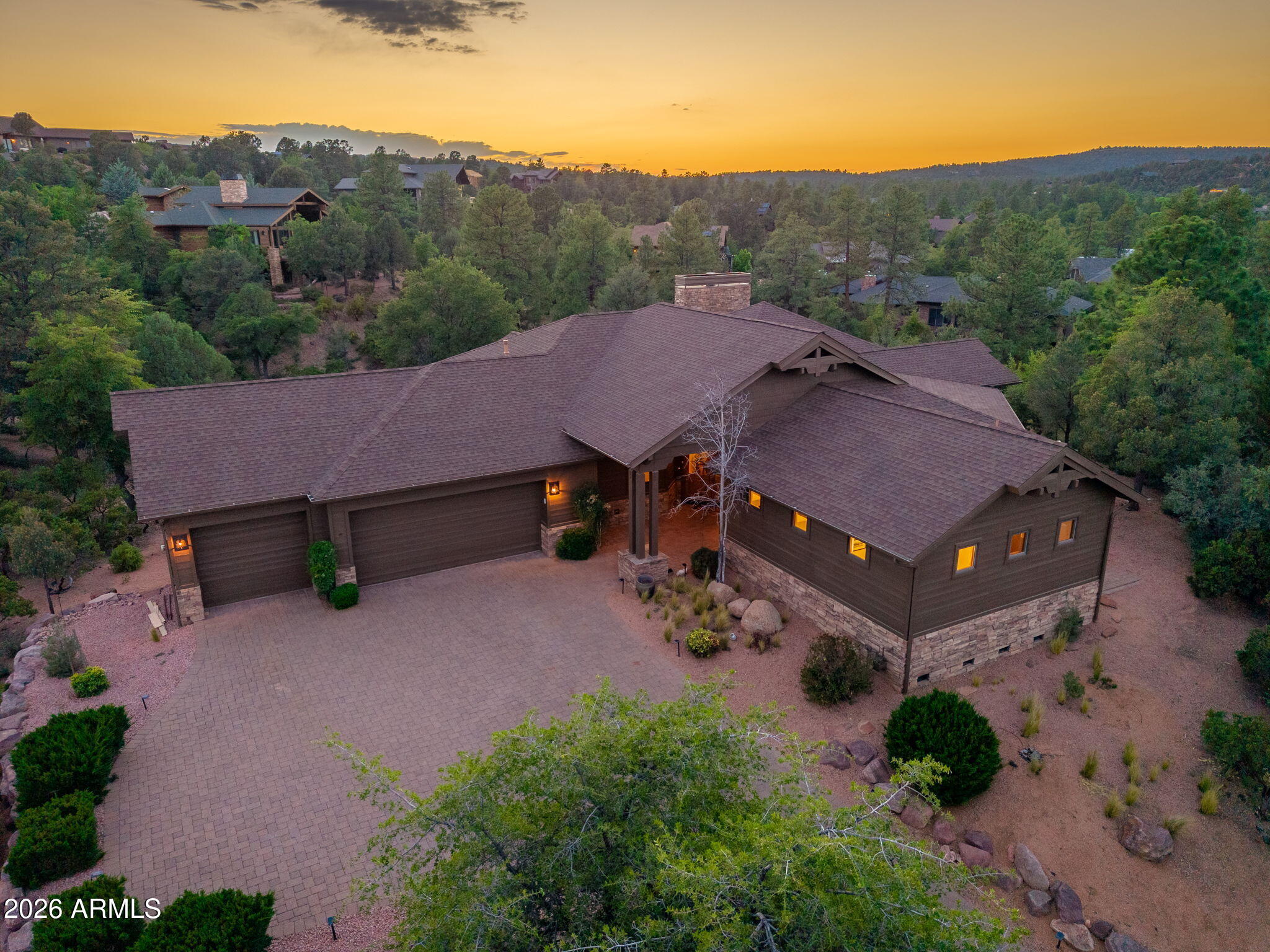2208 East Filaree Circle Payson, AZ 85541 - Photo 51 of 60 an aerial view of a house with mountain view
