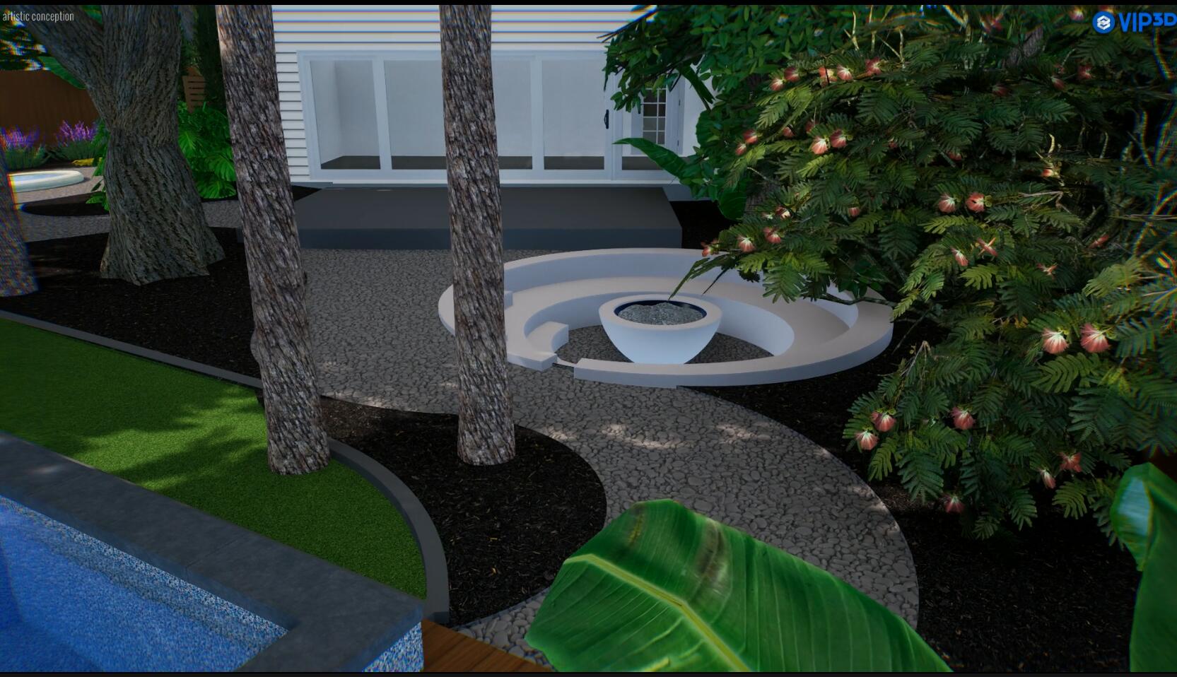 6296 West County Highway 30A Santa Rosa Beach, FL 32459 - Photo 101 of 121 Pool Concept - Landscaping Photo 3