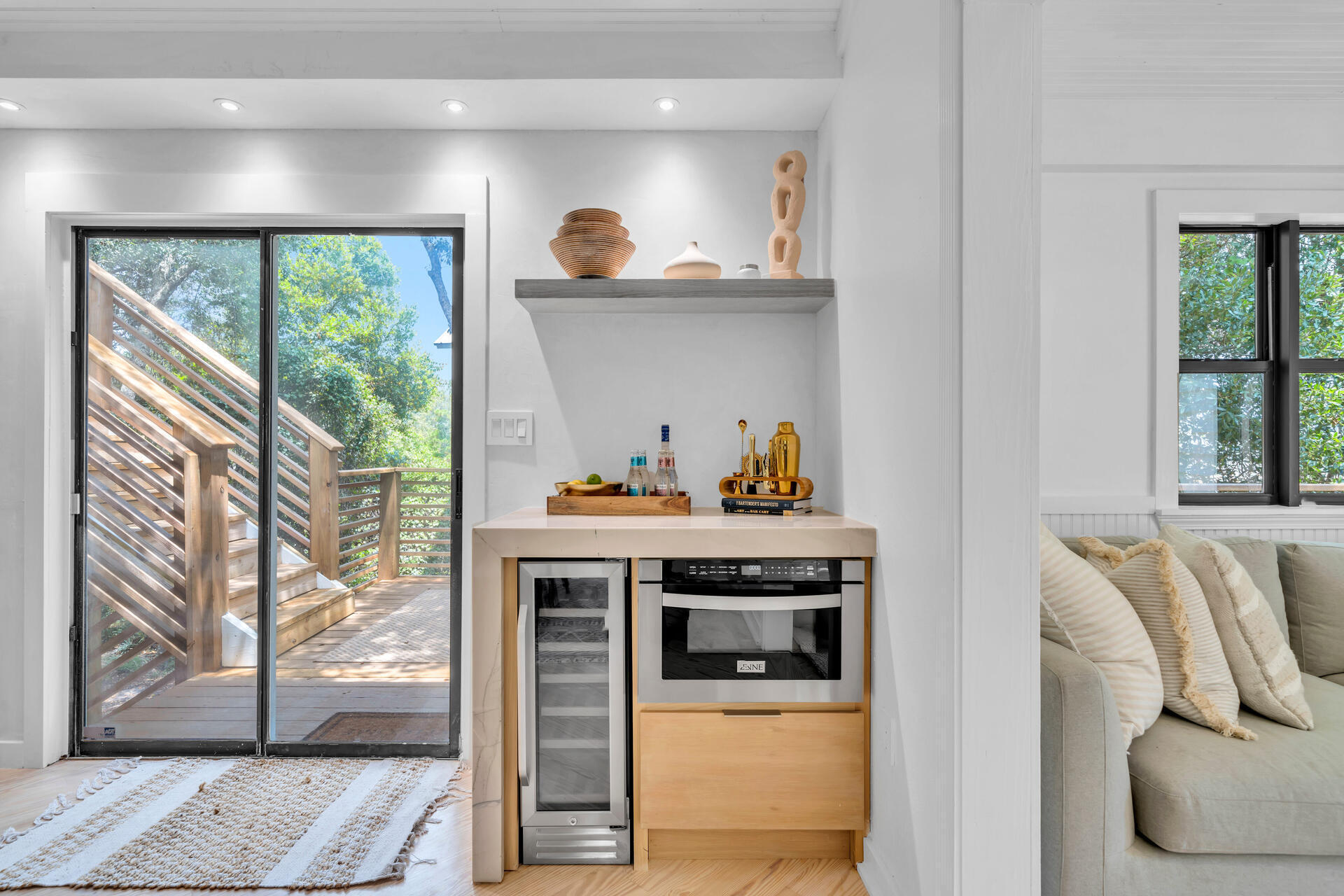 6296 West County Highway 30A Santa Rosa Beach, FL 32459 - Photo 44 of 121 a view of kitchen with furniture and window