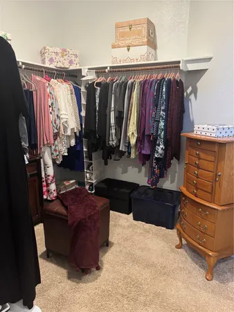 a view of a park with swings