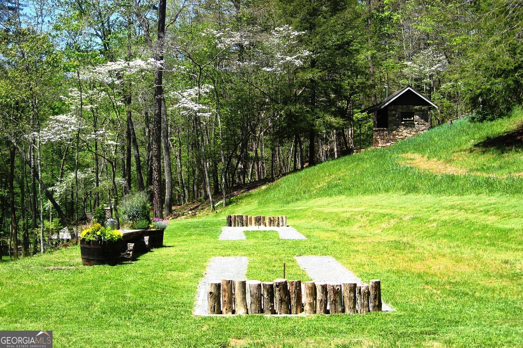 Lot 40 Preserve Trail Ellijay, GA 30536 - Photo 28 of 31 a view of backyard with swimming pool and green space