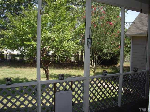 1418 Mt Pleasant Road Willow Spring, NC 27592 - Photo 6 of 10 Screened Porch View.