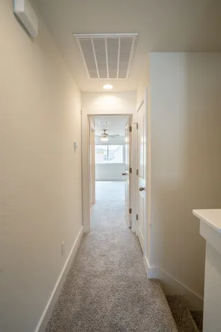 a view of a park with swings