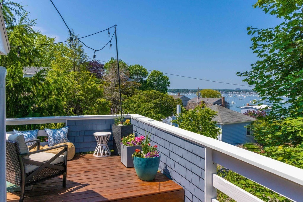 85 Pitman Road Marblehead, MA 01945 - Photo 5 of 27 a view of a balcony with wooden floor