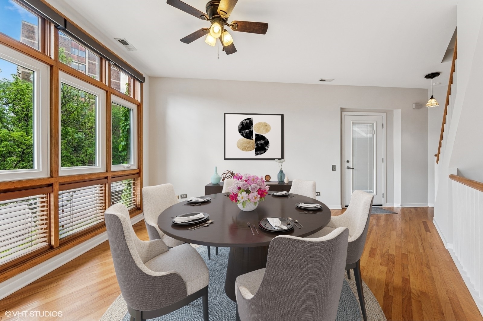 1889 Maple Avenue, Unit W10 Evanston, IL 60201 - Photo 5 of 22 a view of a dining room with furniture window and outside view