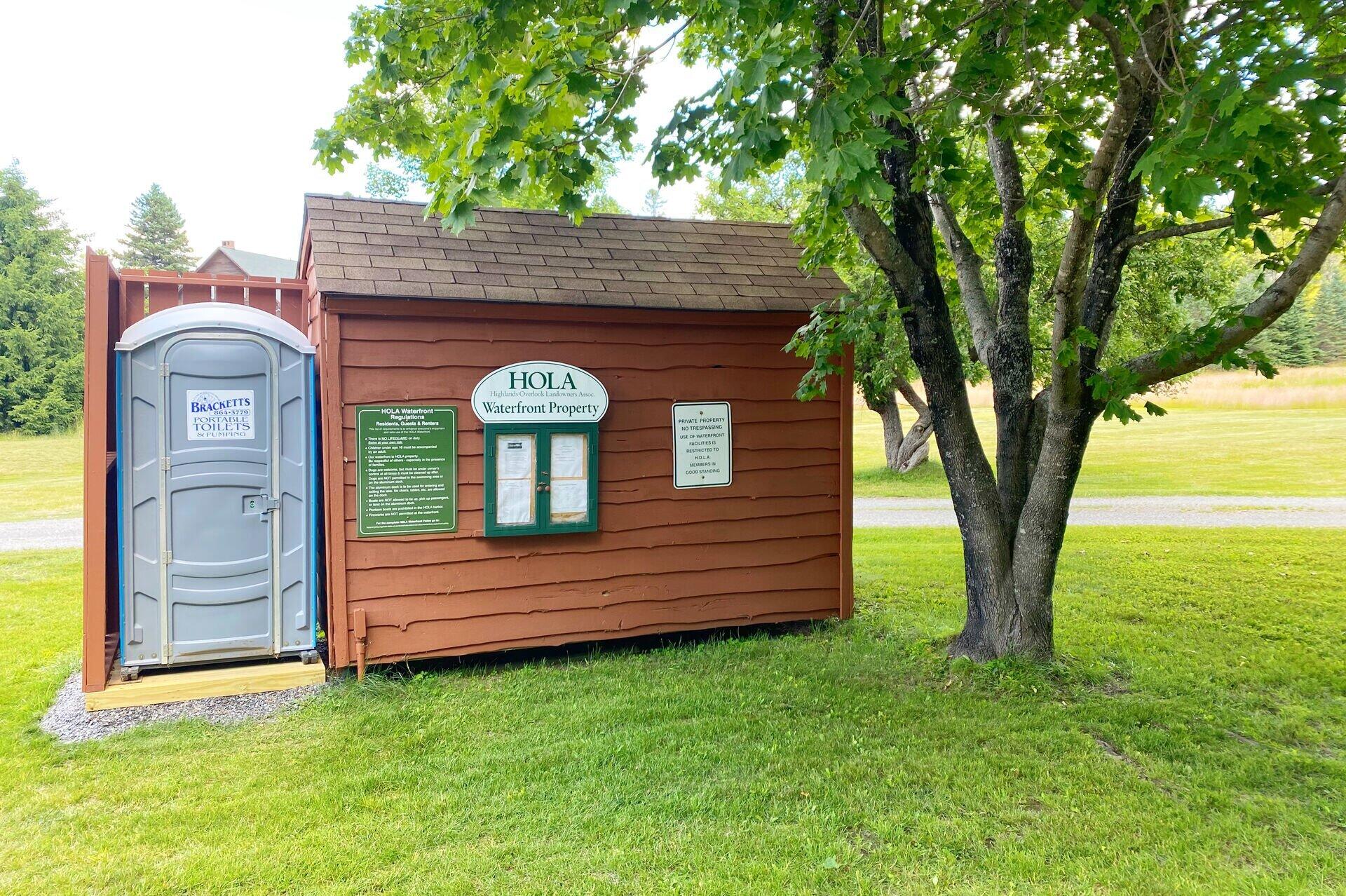 3 Left Branch Road Sandy River Plt, ME 04970 - Photo 53 of 53 Waterfront shed and portable toilet