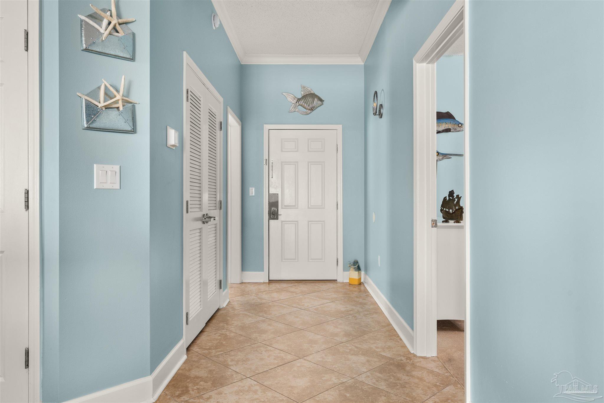 14511 Perdido Key Drive, Unit 508 Perdido Key, FL 32507 - Photo 14 of 59 a view of a hallway with closet and bathroom