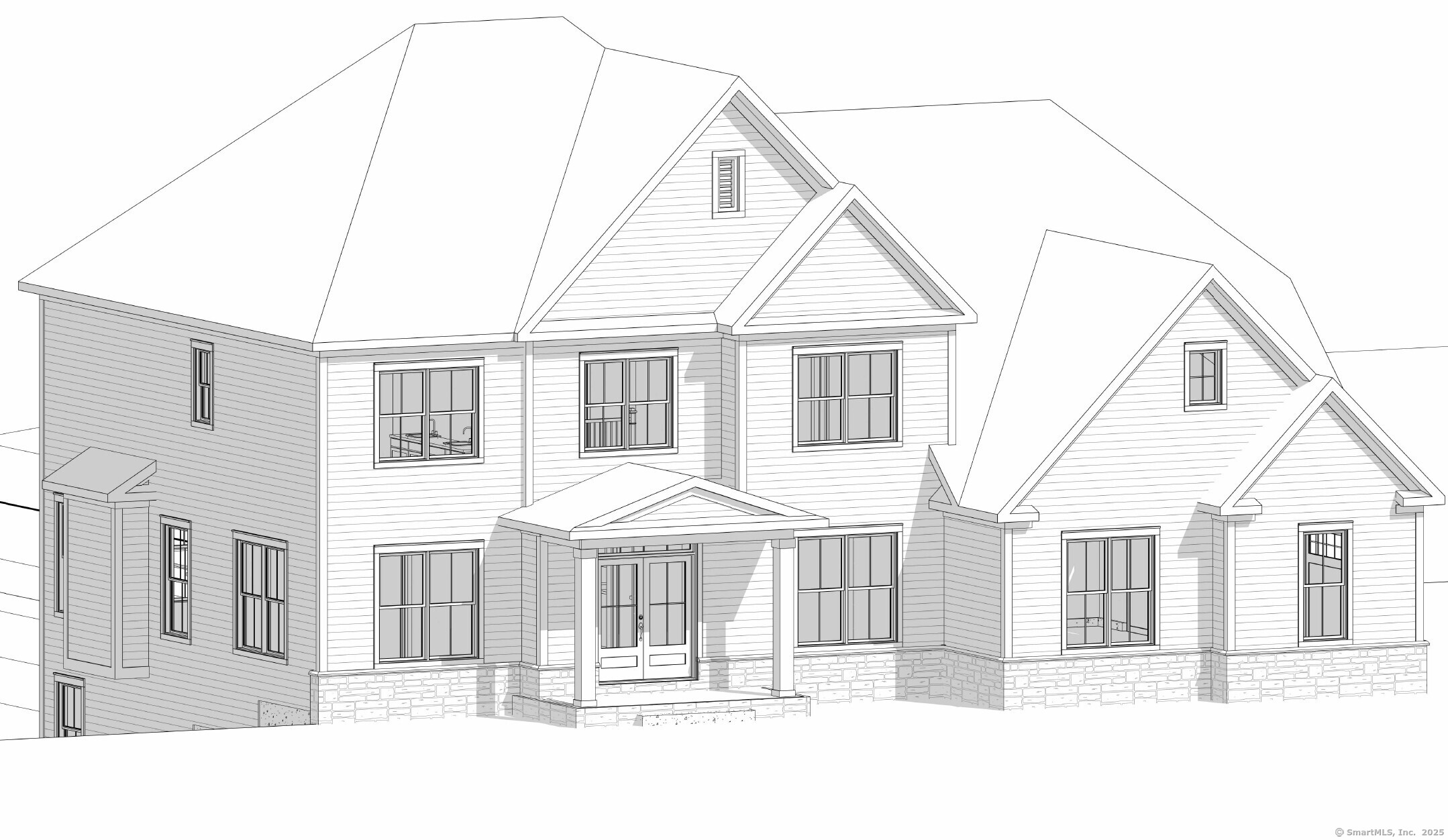 a black and white photo of a house