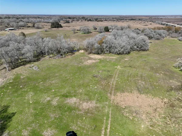 a view of a dry yard