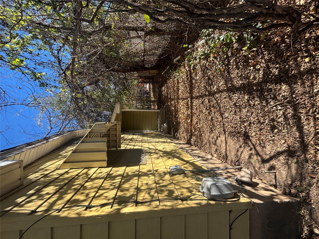 2324 Hartford Road Austin, TX 78703 - Photo 18 of 20 a backyard of a house with lots of green space