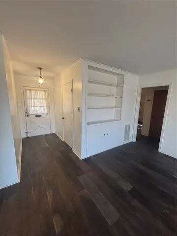 wooden floor in an empty room