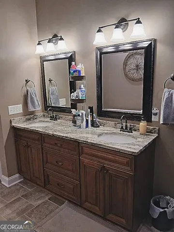 a view of sitting area in front of house