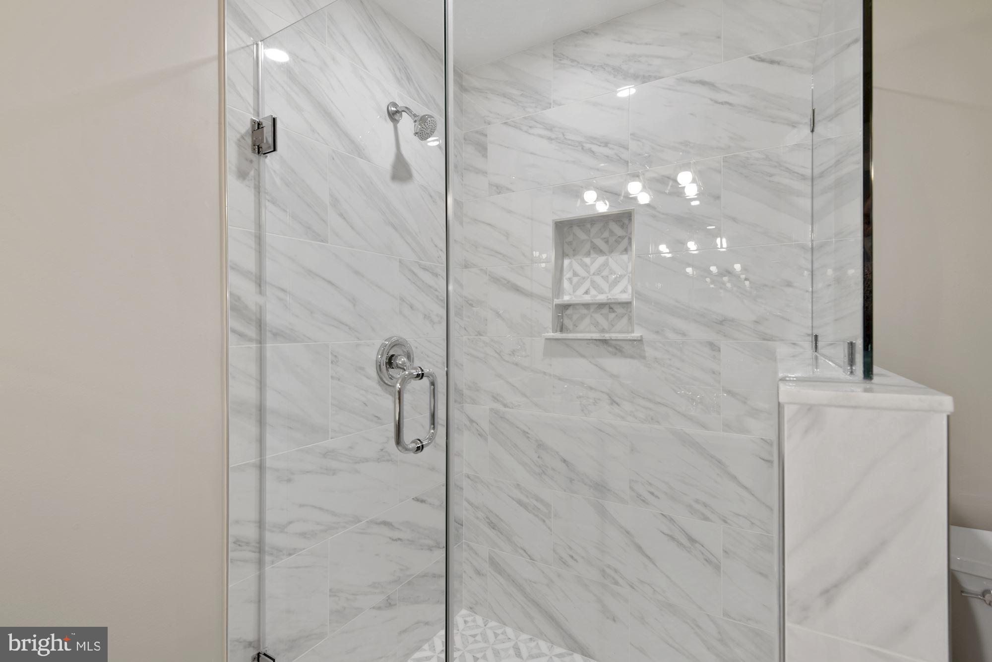 8007 Bainbridge Road Alexandria, VA 22308 - Photo 19 of 46 Glass Enclosed Shower