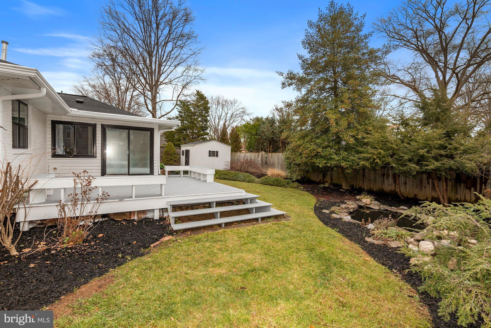 8007 Bainbridge Road Alexandria, VA 22308 - Photo 33 of 46 Well Landscaped Backyard