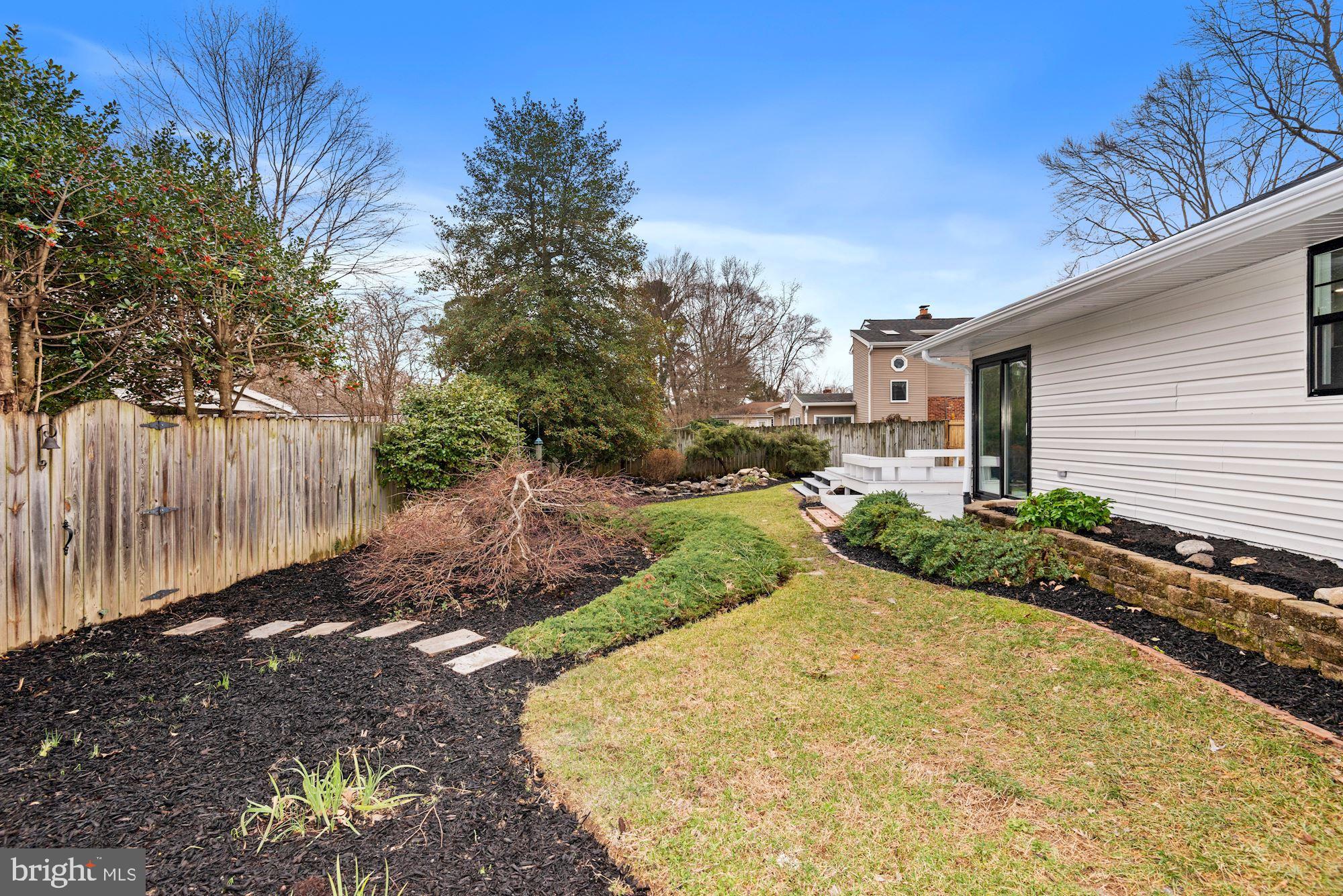 8007 Bainbridge Road Alexandria, VA 22308 - Photo 36 of 46 Mature Landscaping in the Backyard