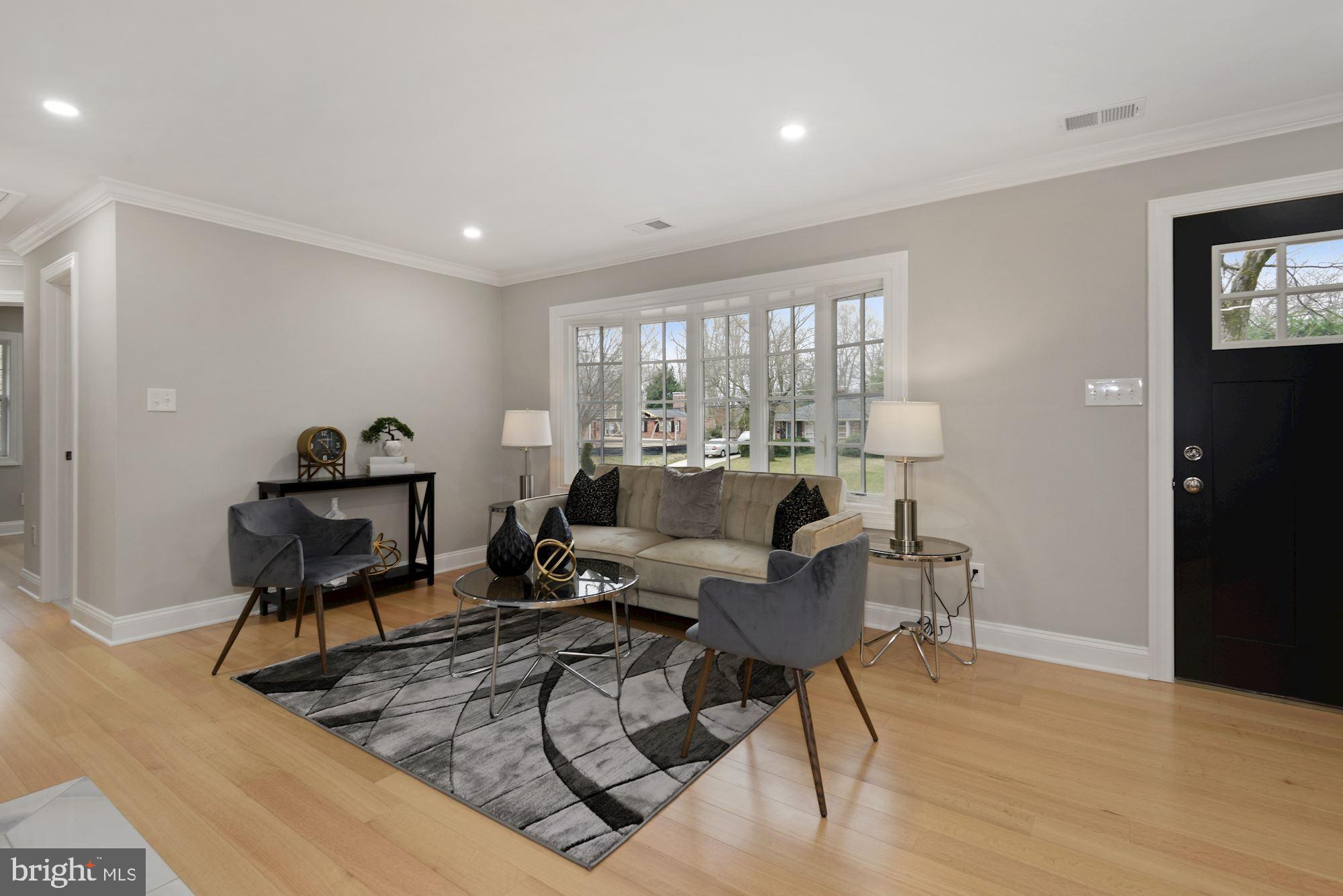 8007 Bainbridge Road Alexandria, VA 22308 - Photo 6 of 46 Dimmable LED Recessed Lighting Throughout