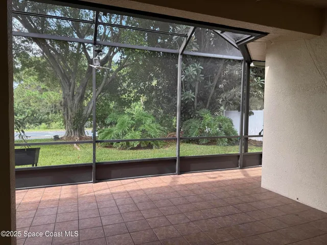 a view of a small deck