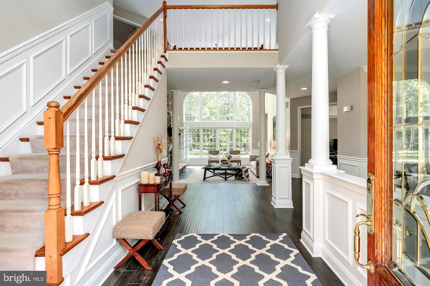Foyer with view into Living Room