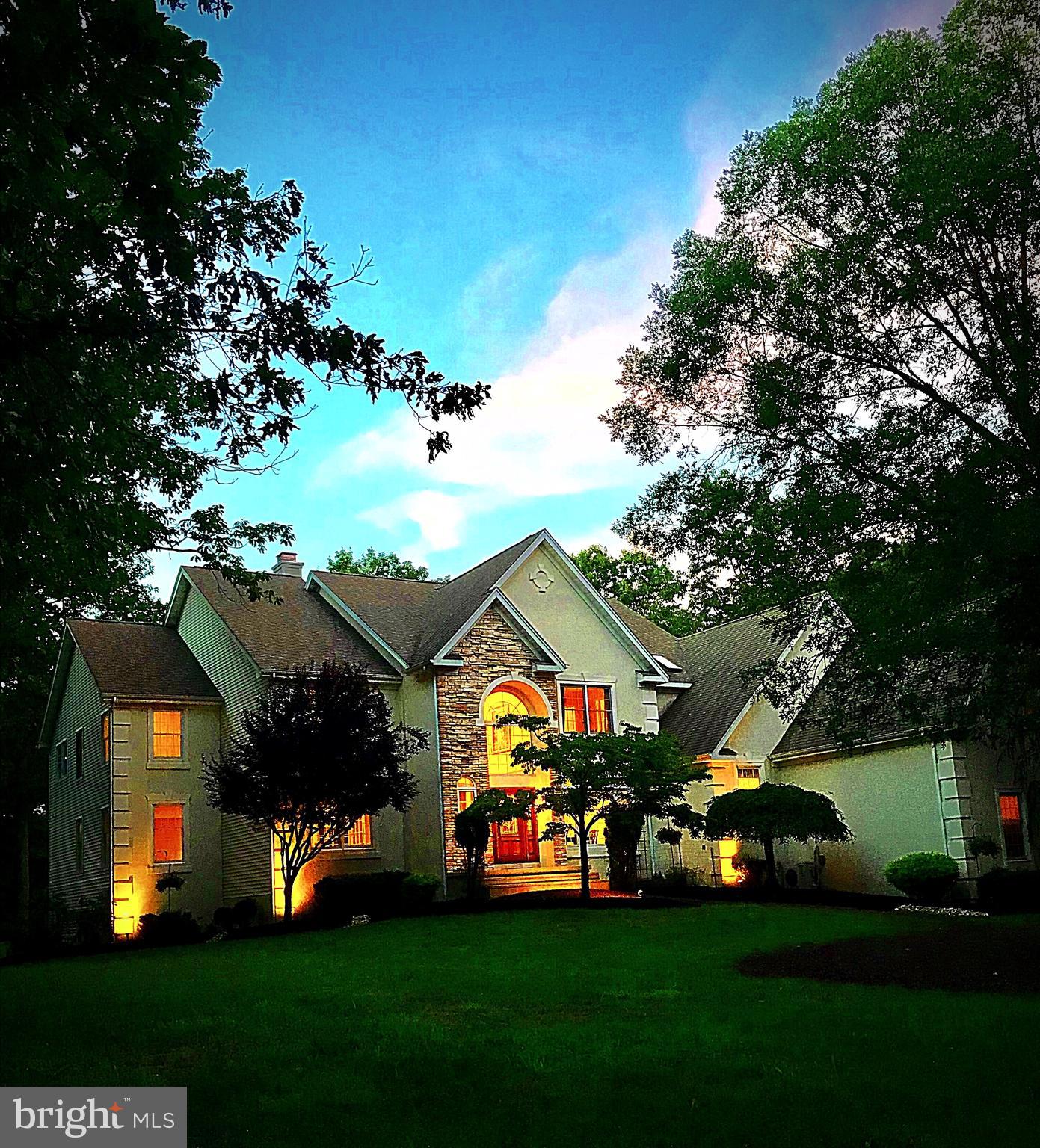 547 McKendimen Road Medford, NJ 08055 - Photo 32 of 32 Front exterior at dusk