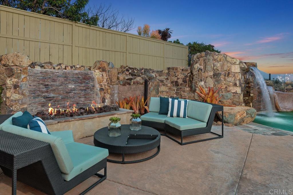 7627 Circulo Sequoia Carlsbad, CA 92009 - Photo 57 of 72 a view of swimming pool outdoor seating and city view