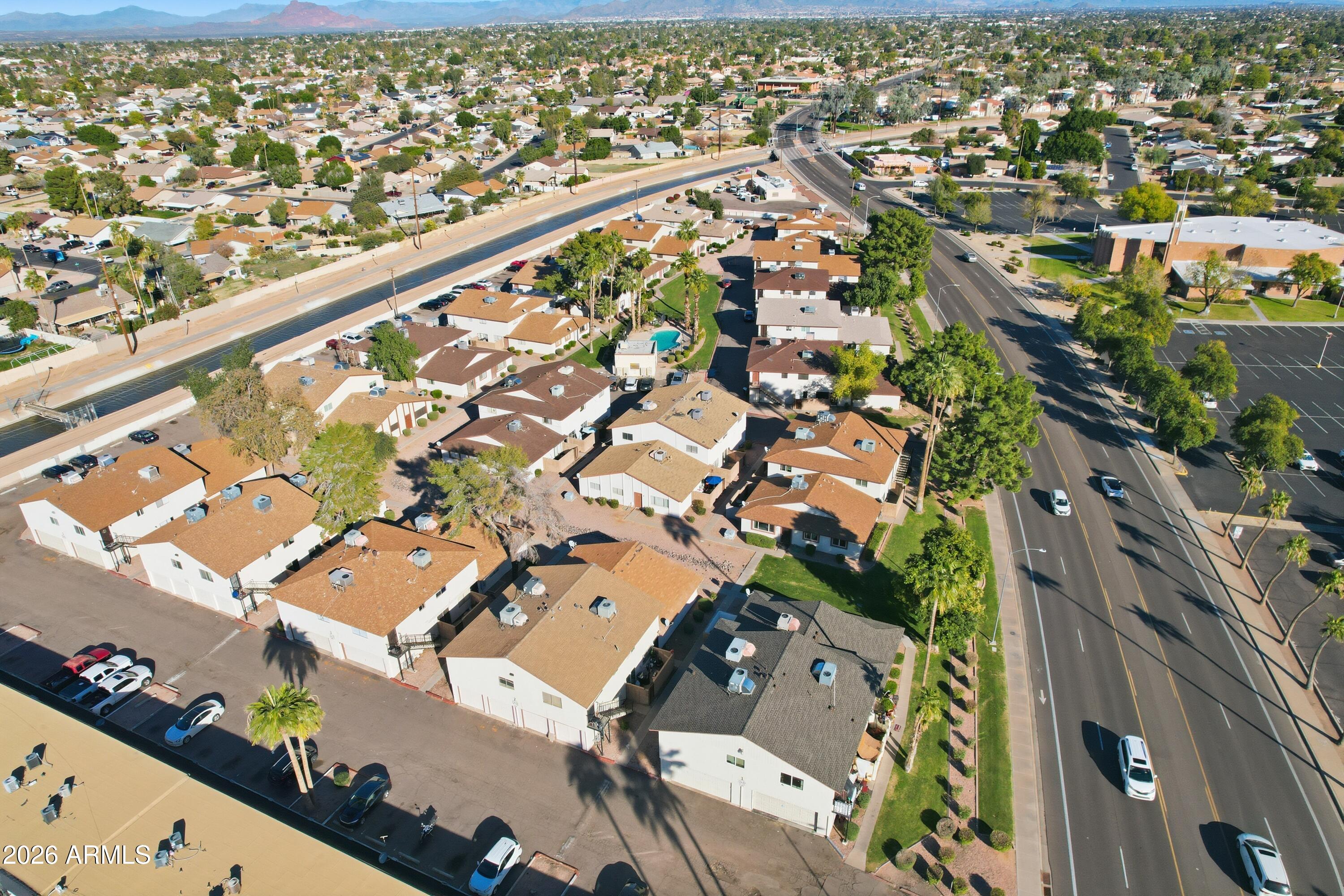 860 East Brown Road, Unit 29 Mesa, AZ 85203 - Photo 15 of 54 an aerial view of a city
