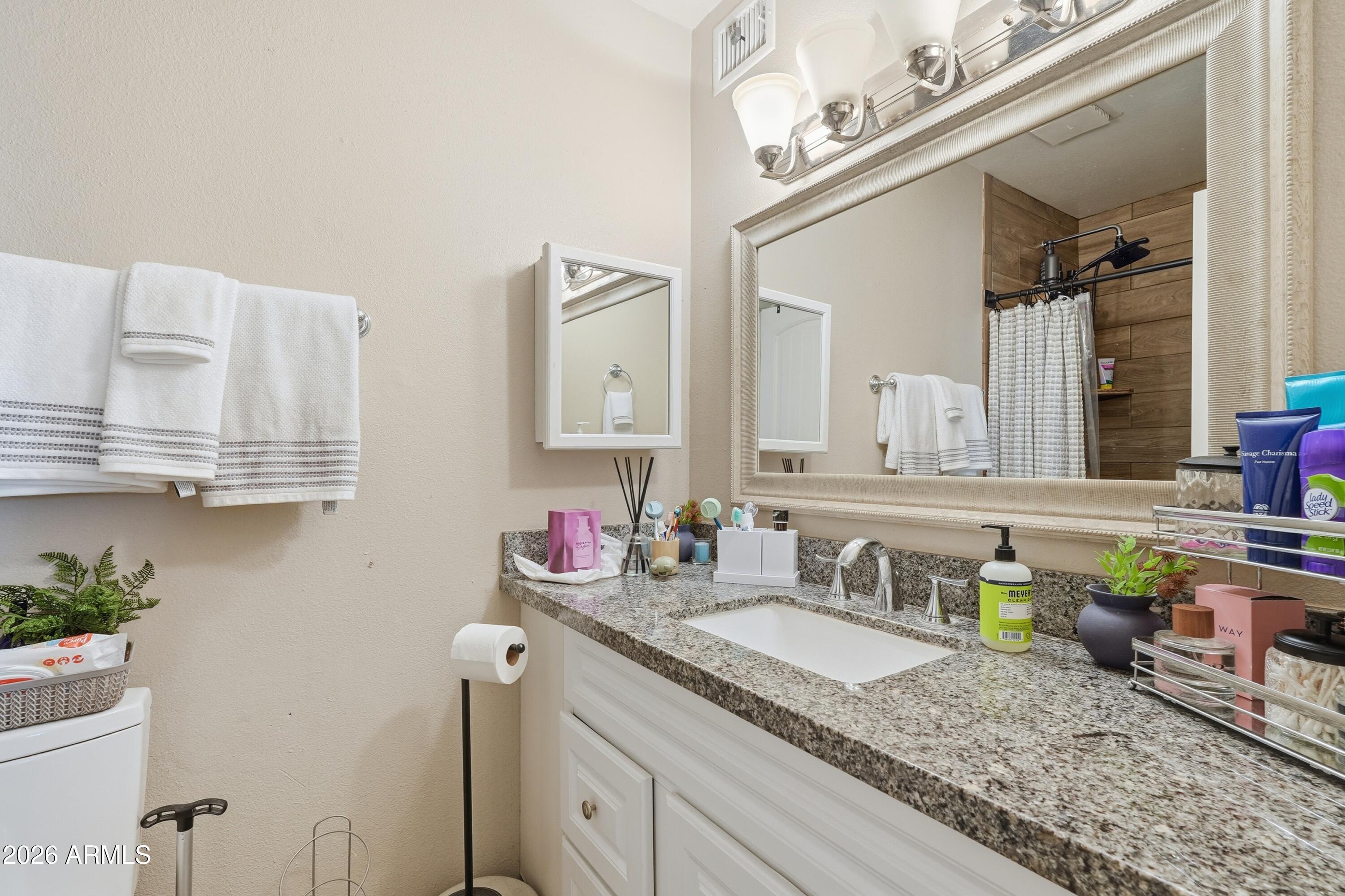 860 East Brown Road, Unit 29 Mesa, AZ 85203 - Photo 47 of 54 a bathroom with sink and mirror
