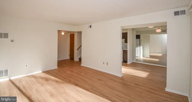 wooden floor in an empty room