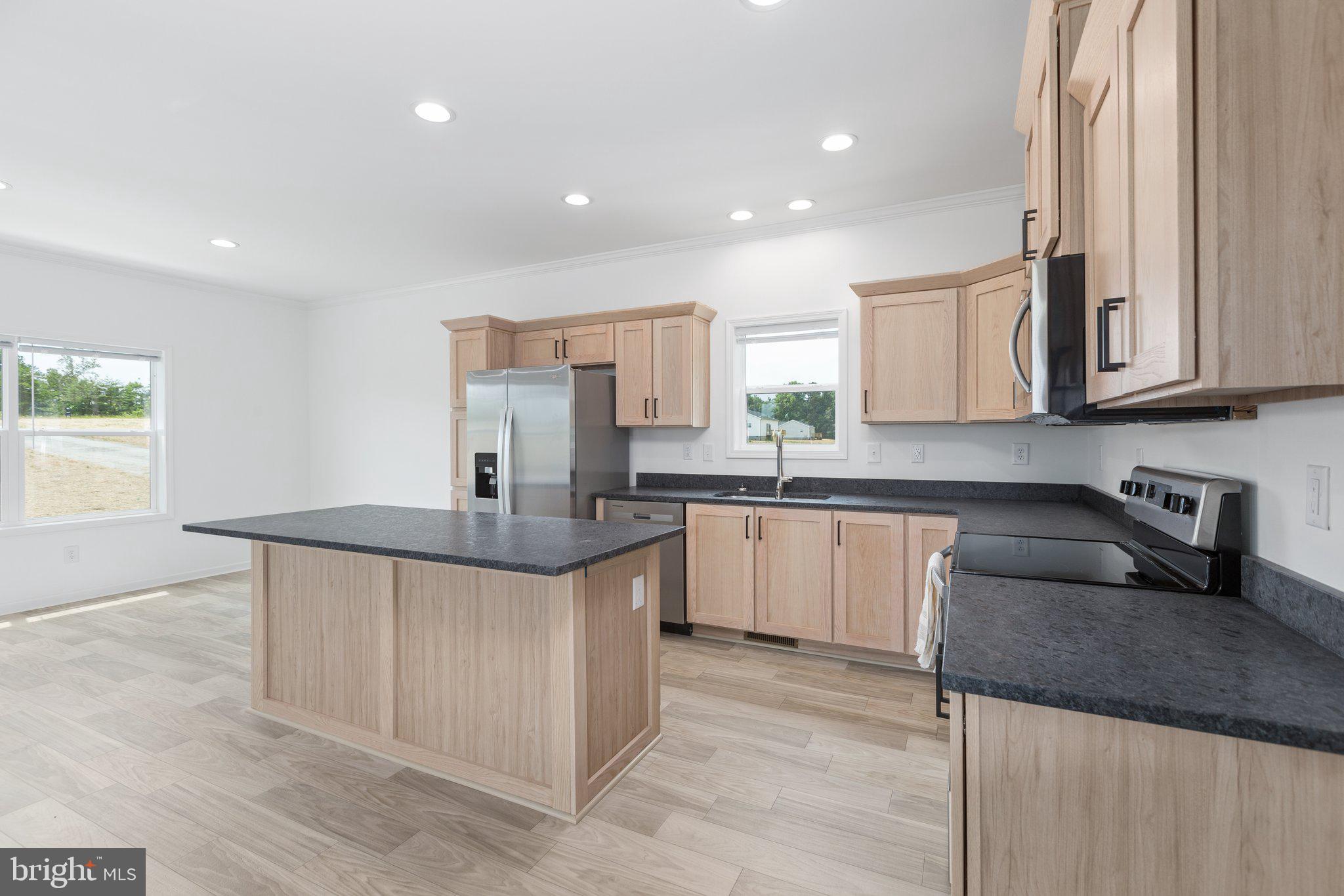 967 Levi Road Green Bay, VA 23942 - Photo 8 of 39 a kitchen with stainless steel appliances granite countertop a sink and a stove