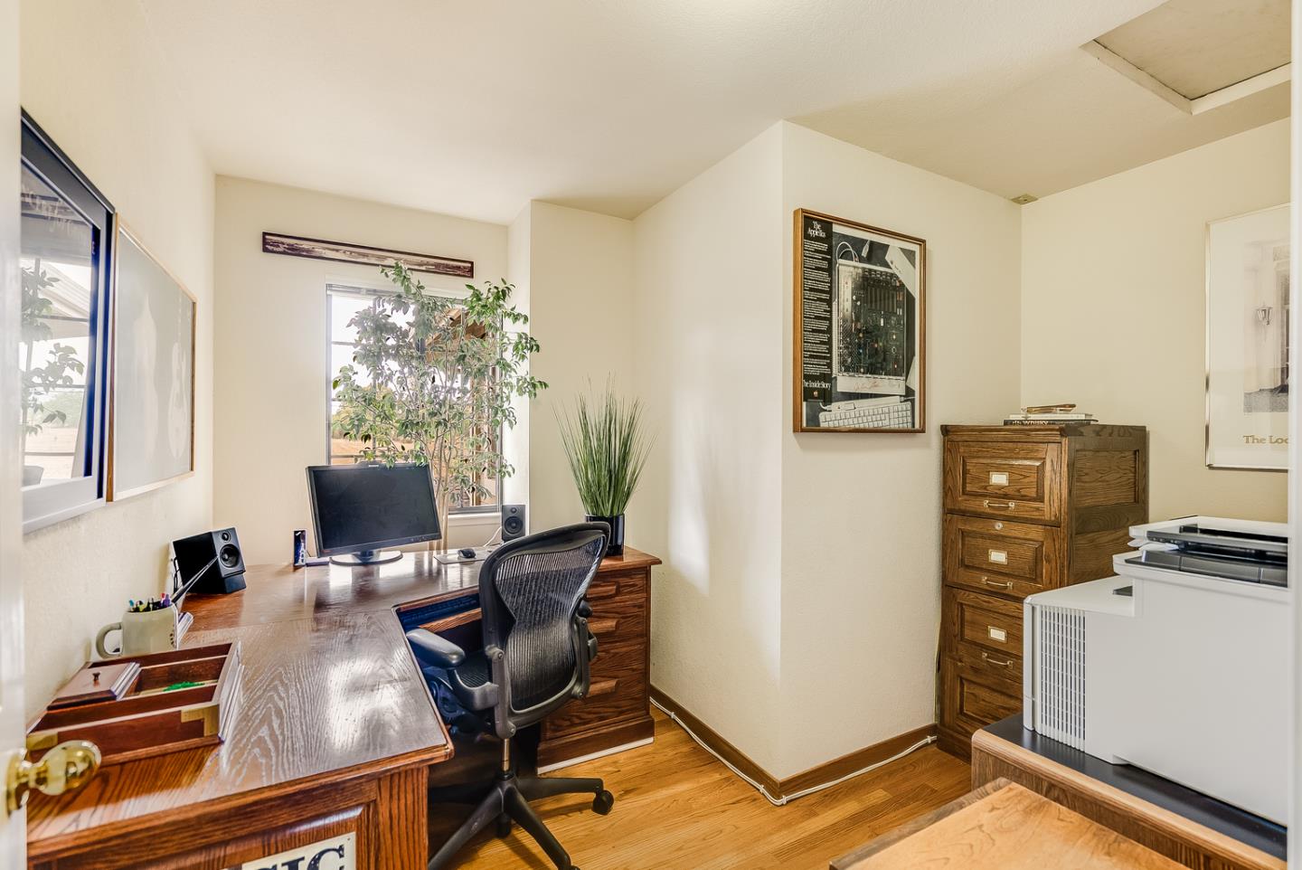 757 Harry Road San Jose, CA 95120 - Photo 37 of 60 a view of a workspace with furniture and a window
