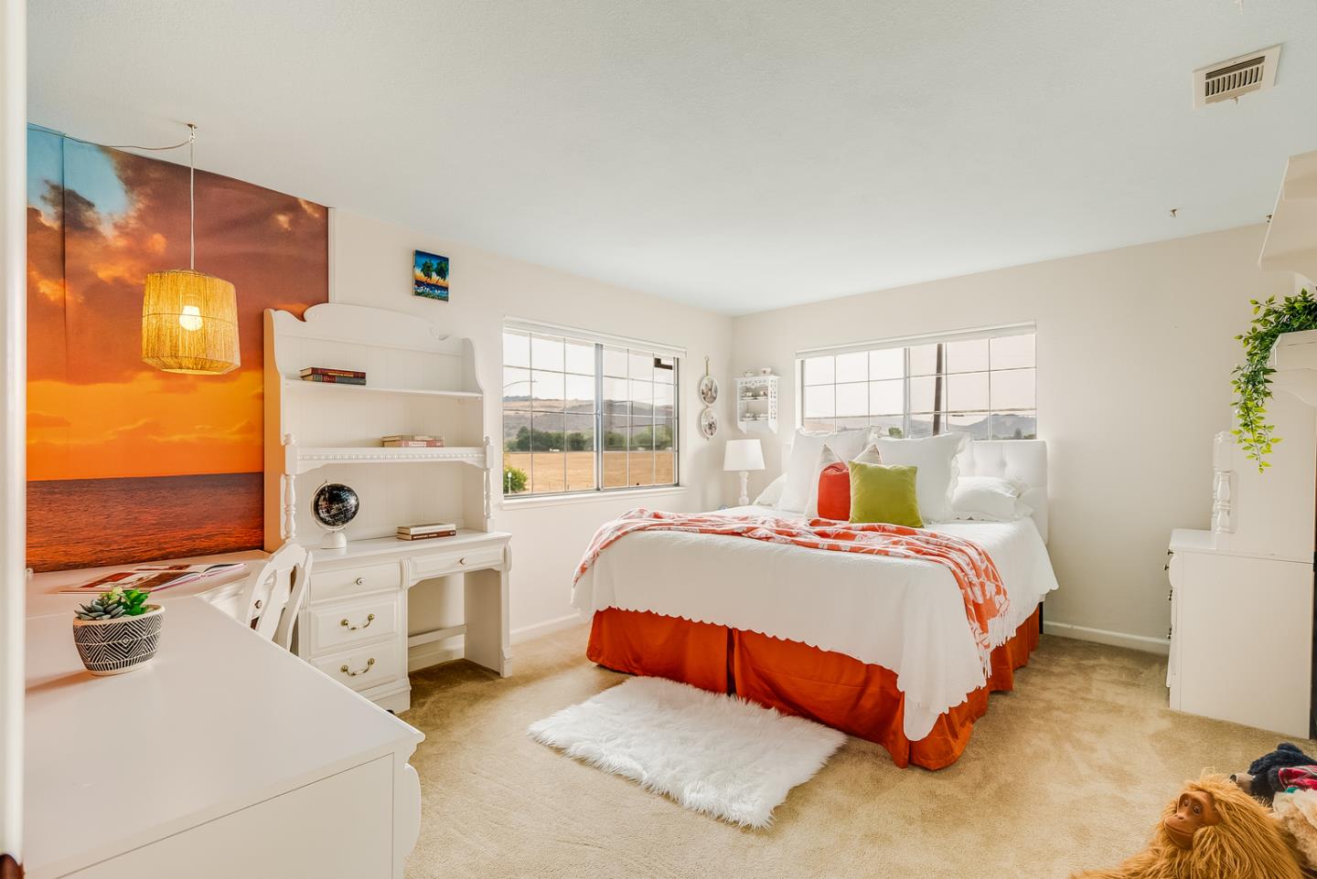 757 Harry Road San Jose, CA 95120 - Photo 45 of 60 a bedroom with a bed and a large window