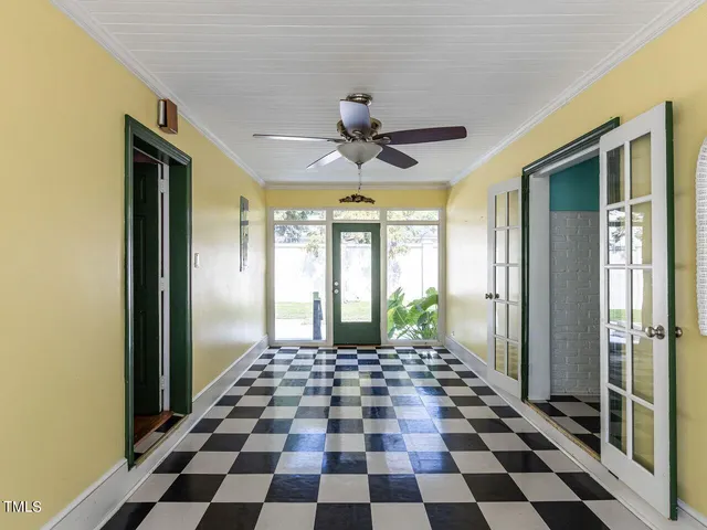 a view of a entryway